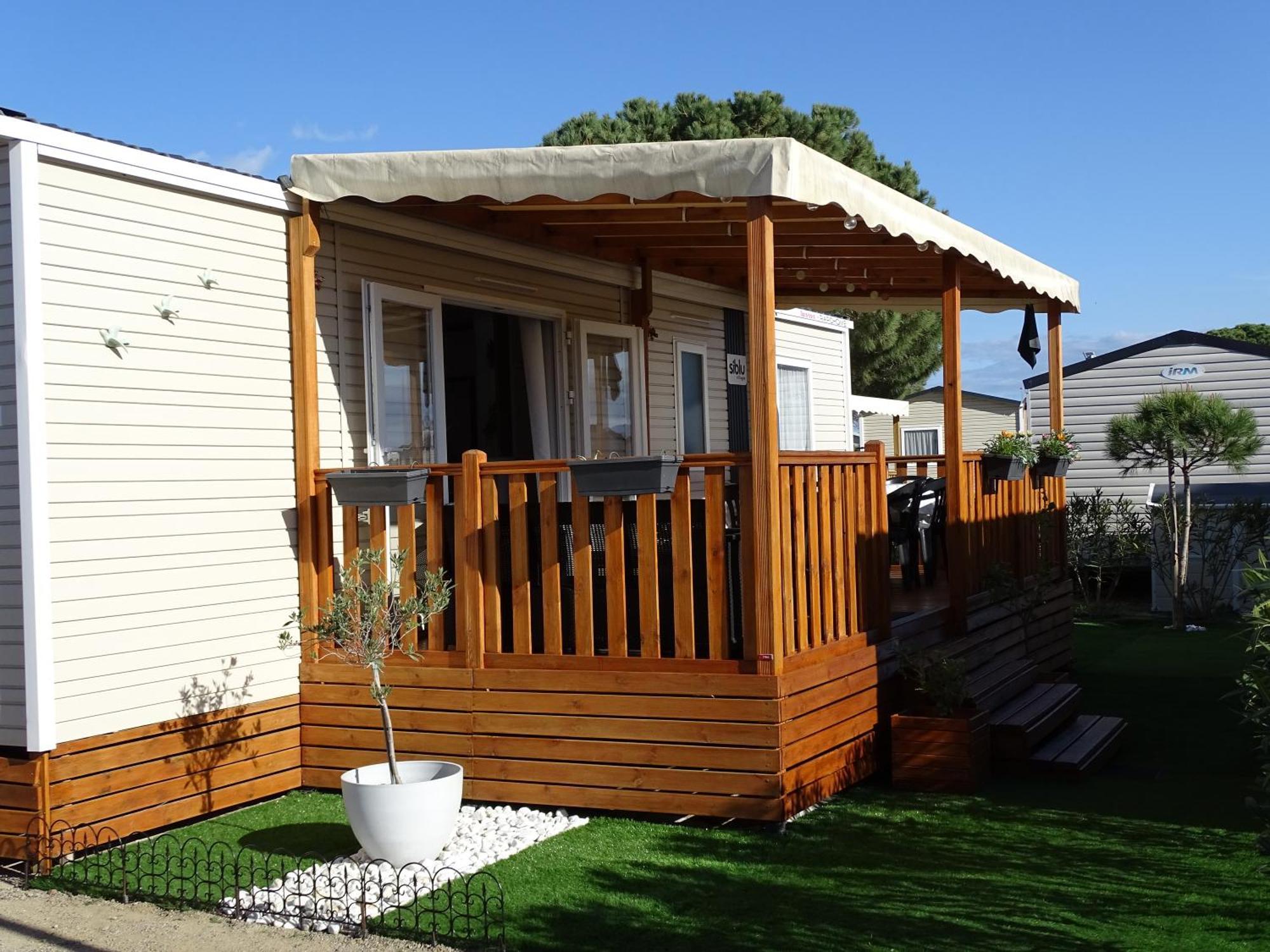 Mobil Home Moderne Neuf Et Ultra Equipe De 6 A 8 Couchages Canet-en-Roussillon Exterior foto